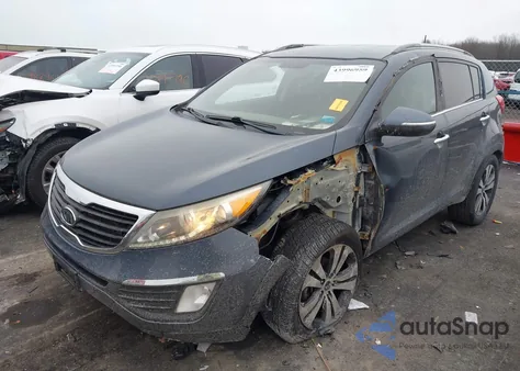 2011 Kia Sportage Ex from USA, damaged, VIN KNDPC3A21B7102165